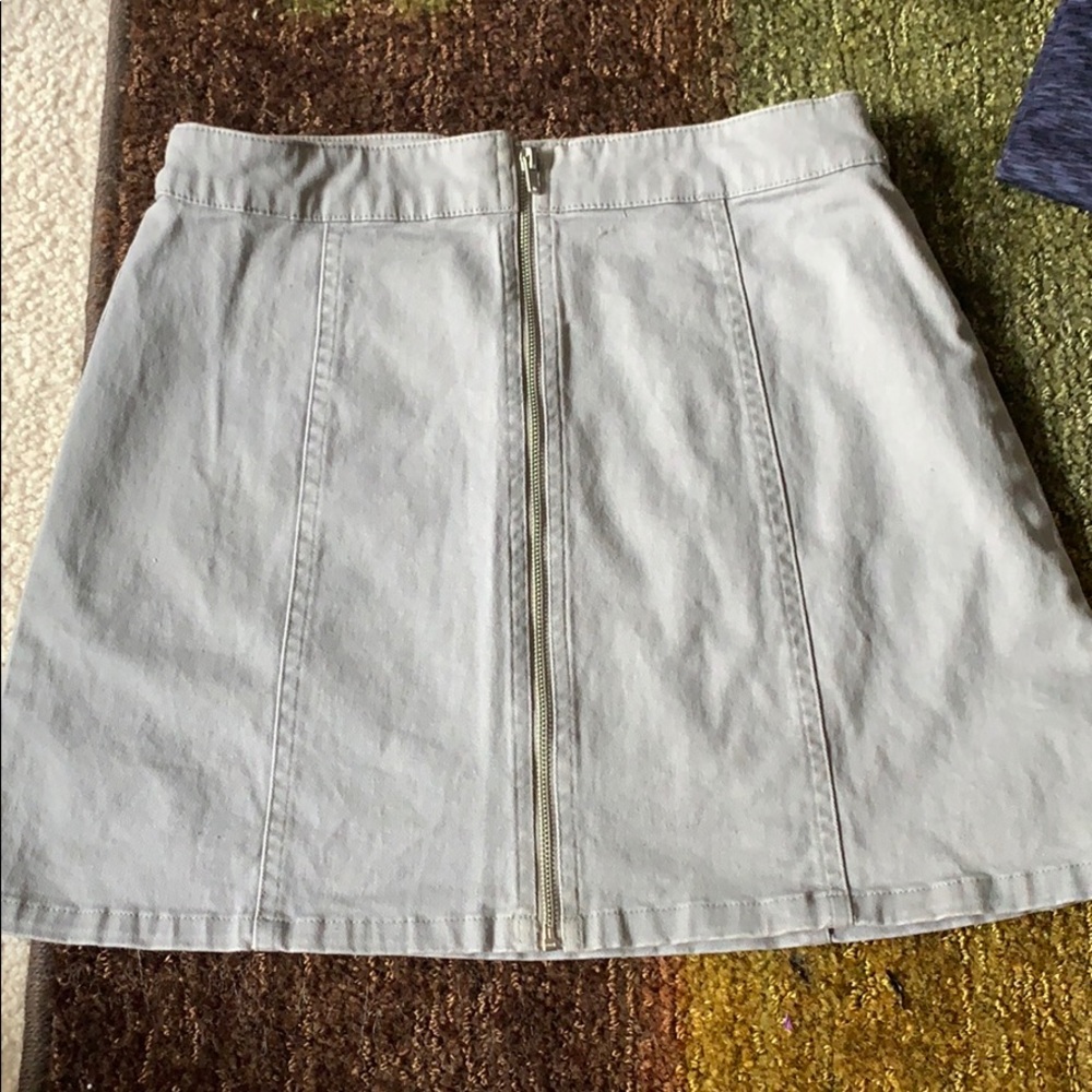 Gray skirt